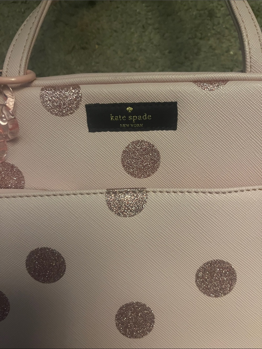 kate spade New York Pink Polka Dot Tote - Picture 2 of 7